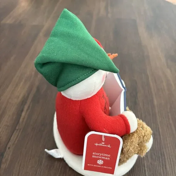 2019 HALLMARK STORYTIME SNOWMAN JINGLE PALS NEW TECHNO PLUSH Retro Y2K NWT - Picture 2 of 4